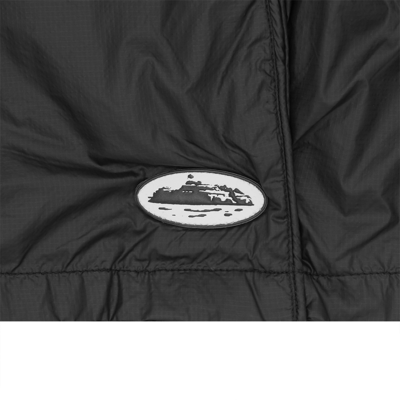 ALCATRAZ NYLON PATCH SHORTS [BLACK]