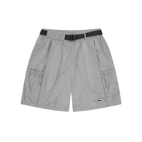 ALCATRAZ NYLON PATCH SHORTS [GREY]