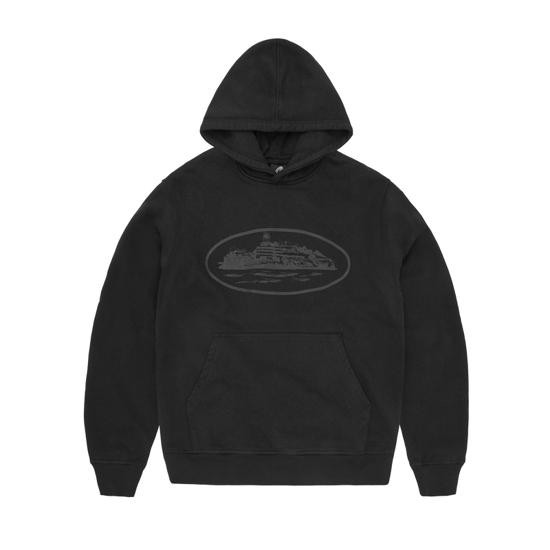 ALCATRAZ HOODIE 2025 [BLACK / BLACK]