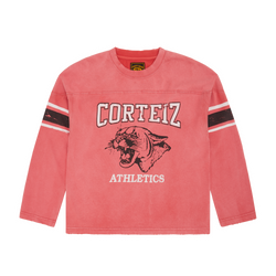 ATHLETICS HEAVYWEIGHT LS TOP [RED]