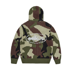 ALCATRAZ HEAVY KNIT ZIP HOODIE [CAMO]