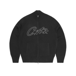 ALLSTARZ KNIT ZIP UP [BLACK]