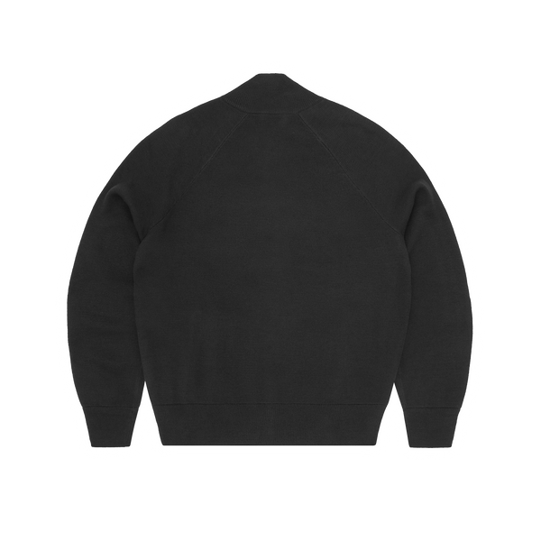 ALLSTARZ KNIT ZIP UP [BLACK]