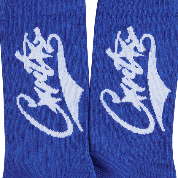 BASEBALL SOCKS [BLUE AND WHITE]