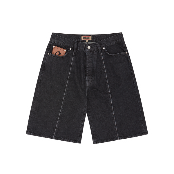C-STAR DENIM SHORTS [BLACK]