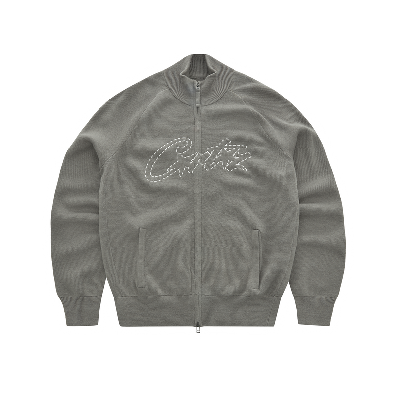 ALLSTARZ KNIT ZIP UP [GULLY GREY]