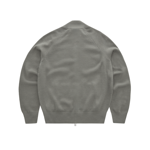 ALLSTARZ KNIT ZIP UP [GULLY GREY]