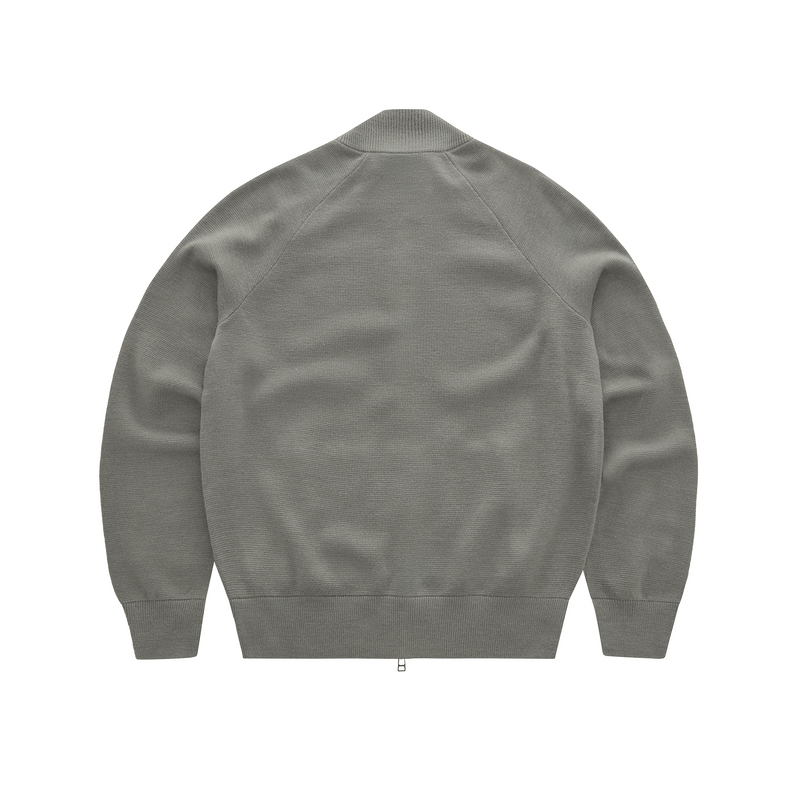 ALLSTARZ KNIT ZIP UP [GULLY GREY]