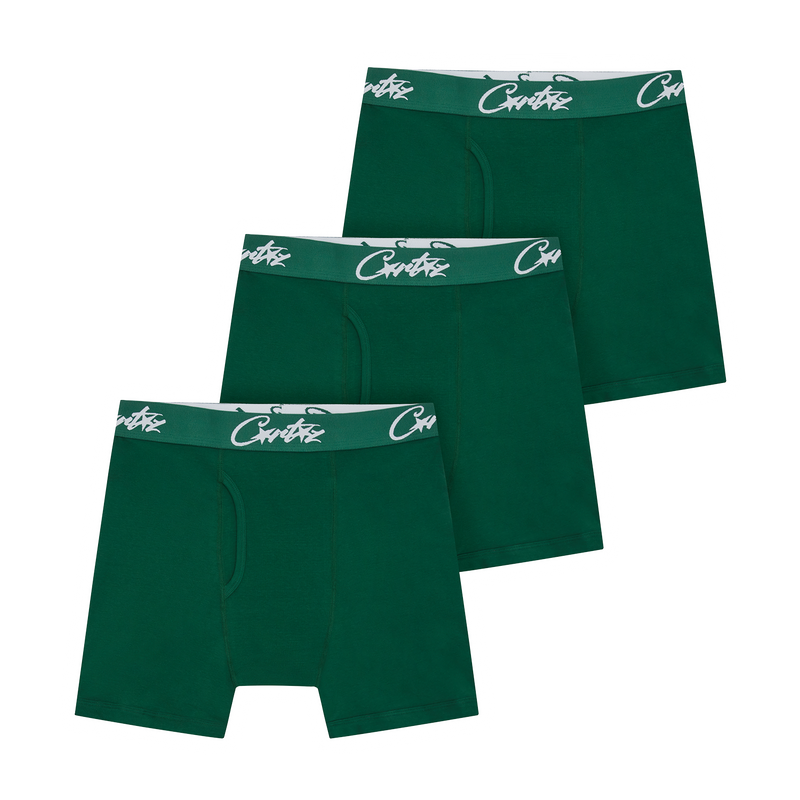 GREEN ALLSTARZ BOXERS [3 PACK]