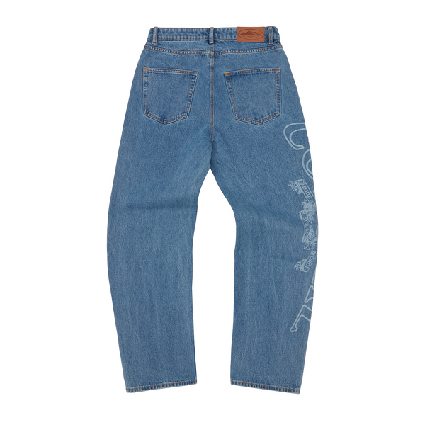 SUPERIOR ROYALE DENIM JEANS [WASHED BLUE]