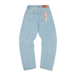 DUAL STRIPE BAGGY JEANS [STONEWASH]