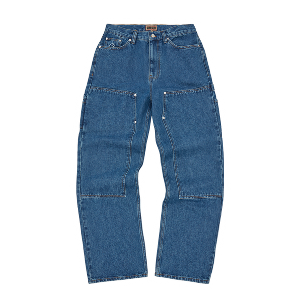 EMBOSSED C-STAR DENIM WORK PANT [BLUE]
