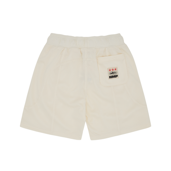 HMP MESH PANEL SHORTS [CREAM]