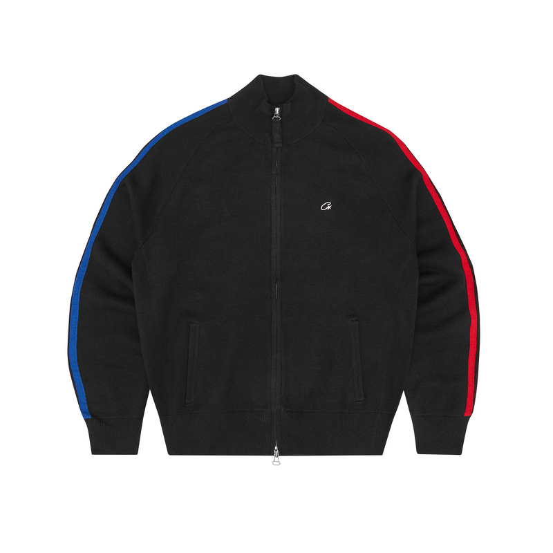 VVS KNIT-ZIP [BLACK, RED & BLUE]