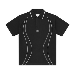 ISLAND PIQUE POLO SHIRT [BLACK]