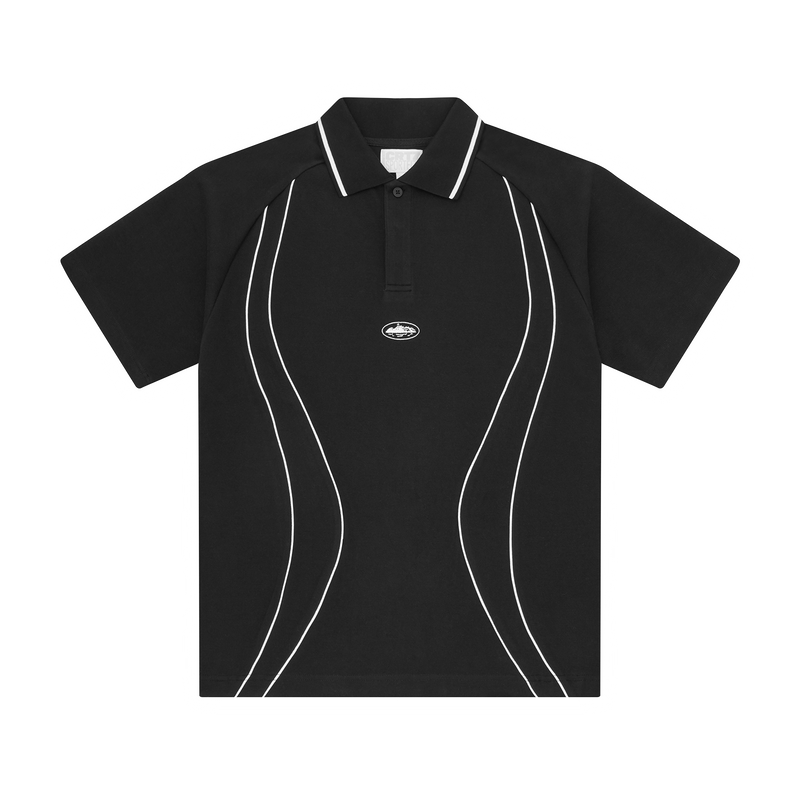 ISLAND PIQUE POLO SHIRT [BLACK]