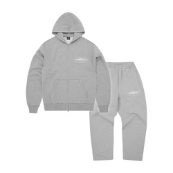 ISLAND PUFF PRINT TRACKSUIT [HEATHER GREY]