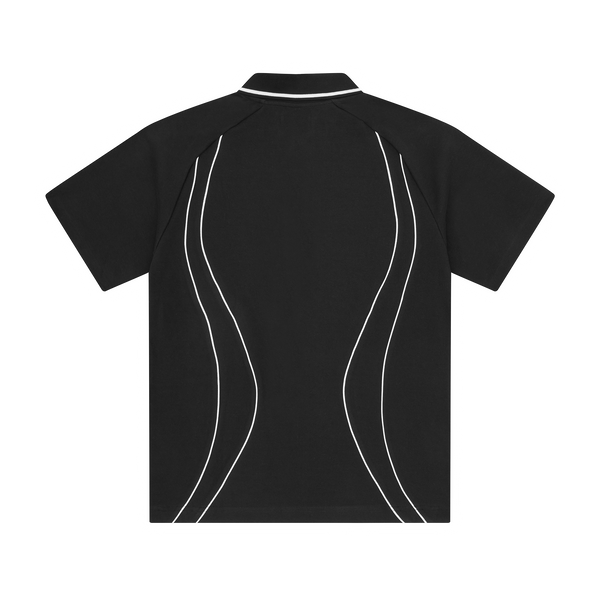 ISLAND PIQUE POLO SHIRT [BLACK]