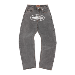ISLAND BAGGY JEANS [LIGHT GREY]