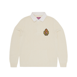 ROYALE CREST KNIT RUGBY SHIRT [CREAM]