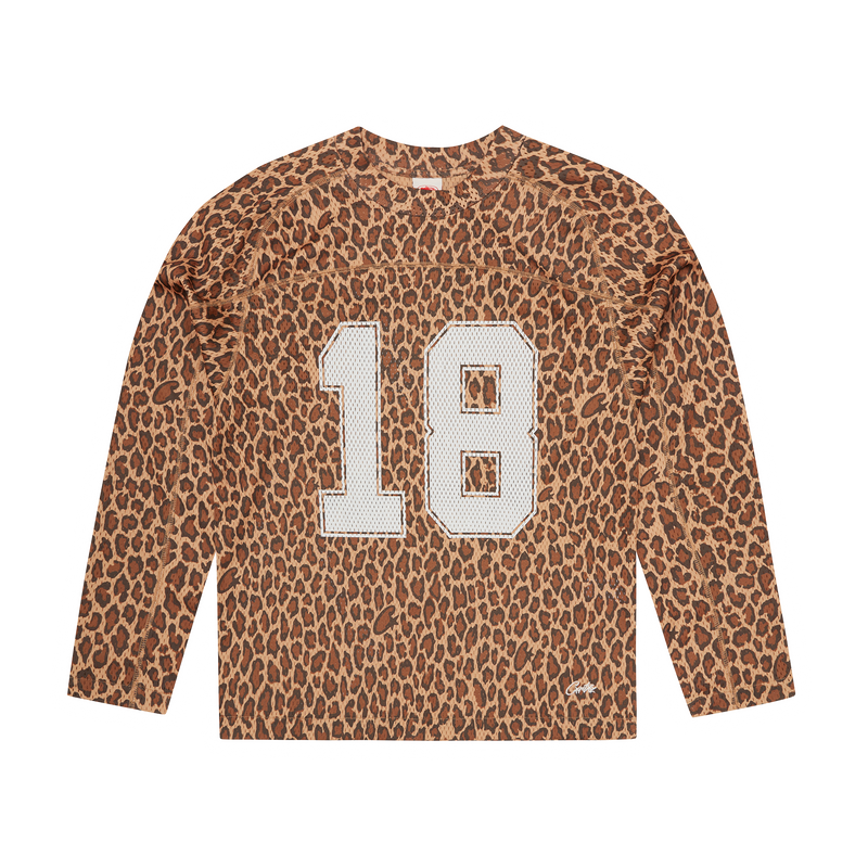 L/S HMP MESH PANEL JERSEY [LEOPARD]