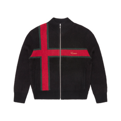 LUX KNIT ZIP UP [BLACK]
