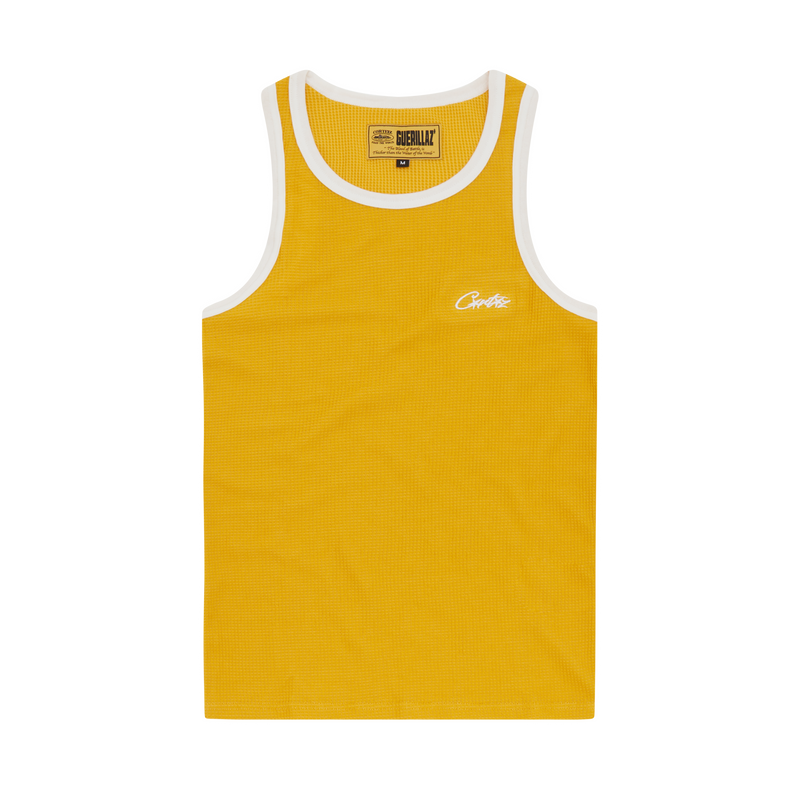 MENS CONTRAST ALLSTARZ TANK TOP [YELLOW]