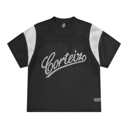 OPEN MESH PANEL JERSEY [BLACK/WHITE]