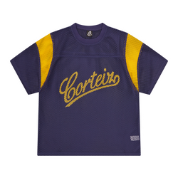 OPEN MESH PANEL JERSEY [NAVY/YELLOW]