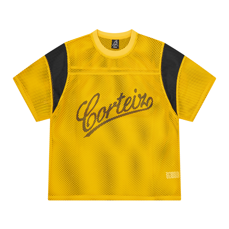 OPEN MESH PANEL JERSEY [YELLOW/BLACK]