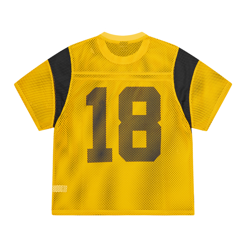 OPEN MESH PANEL JERSEY [YELLOW/BLACK]