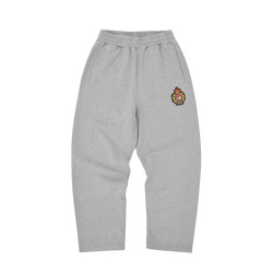 ROYALE CREST OPEN HEM SWEATPANT [HEATHER GREY]