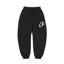 SATIN C STAR APPLIQUÉ BOTTOMS [BLACK]