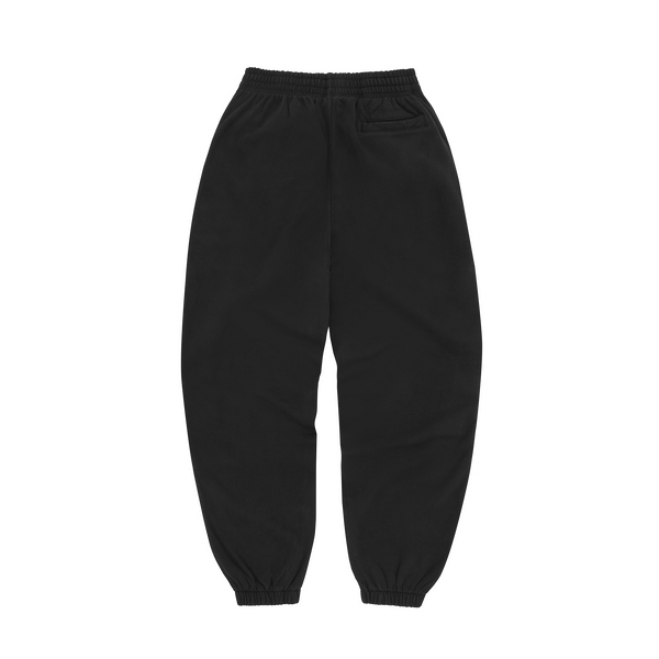 SATIN C STAR APPLIQUÉ BOTTOMS [BLACK]