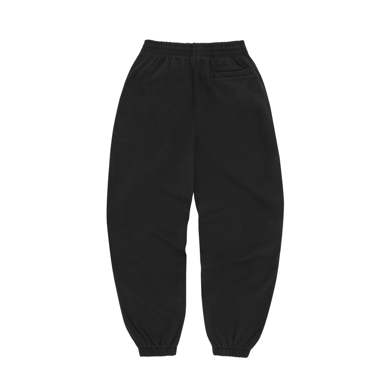 SATIN C STAR APPLIQUÉ BOTTOMS [BLACK]