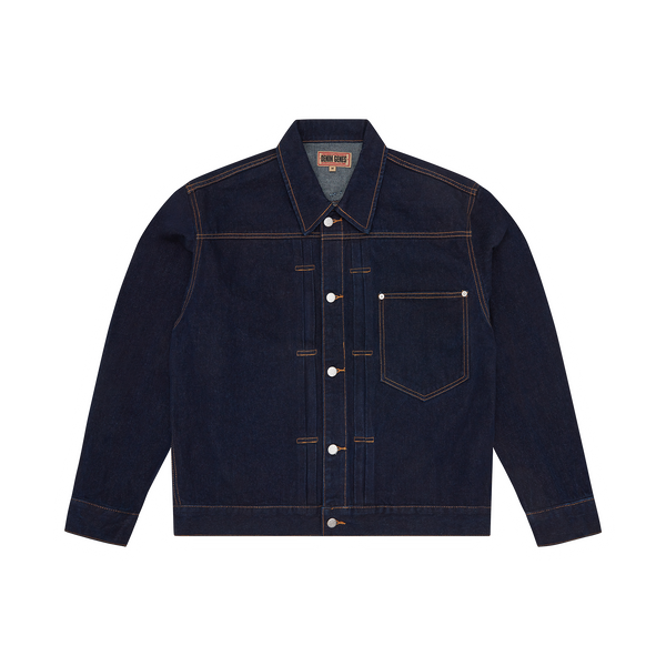 TYPE I FRAYED DENIM JACKET [INDIGO]