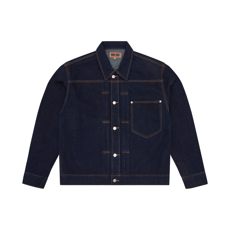 TYPE I FRAYED DENIM JACKET [INDIGO]