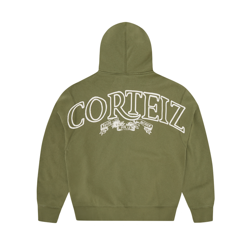 SUPERIOR ROYALE ZIP HOODIE [OLIVE]