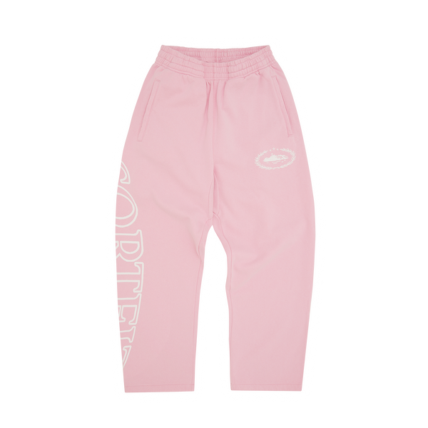 SUPERIOR ROYALE OPEN HEM SWEATPANT [PINK]