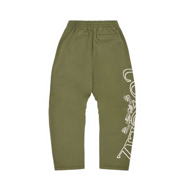 SUPERIOR ROYALE OPEN HEM SWEATPANT [OLIVE]