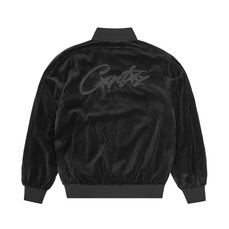 VVS VELOUR JACKET [TRIPLE BLACK]