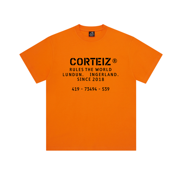 OG STENCIL TEE [ORANGE]