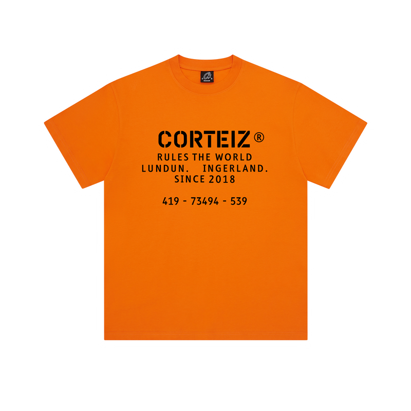 OG STENCIL TEE [ORANGE]