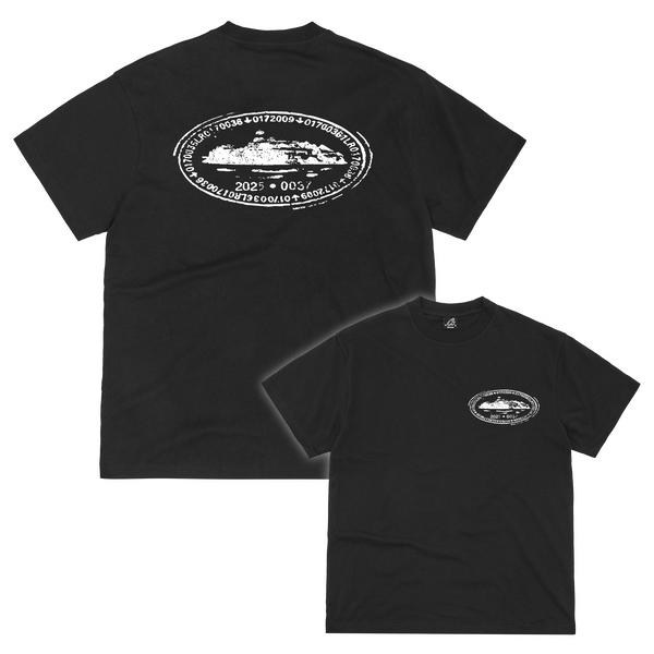 ISLAND STAMP TEE [BLACK]