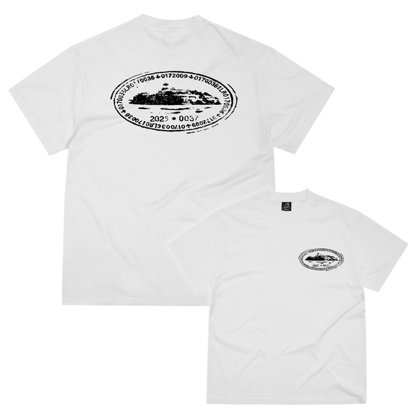 ISLAND STAMP TEE [WHITE]